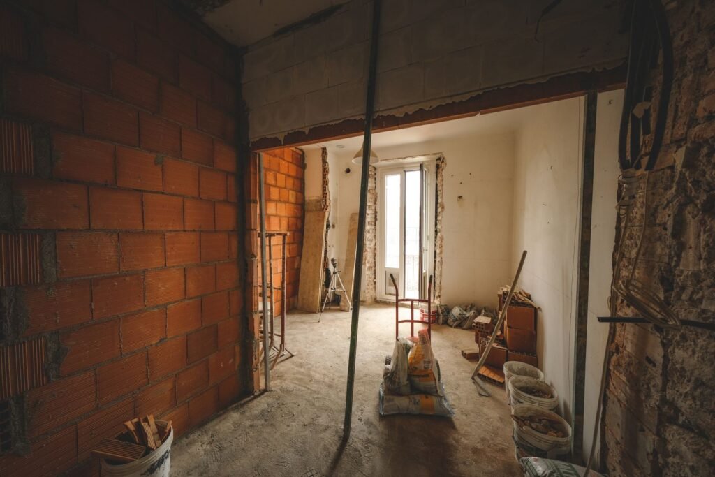 Maison en rénovation à Anderlecht