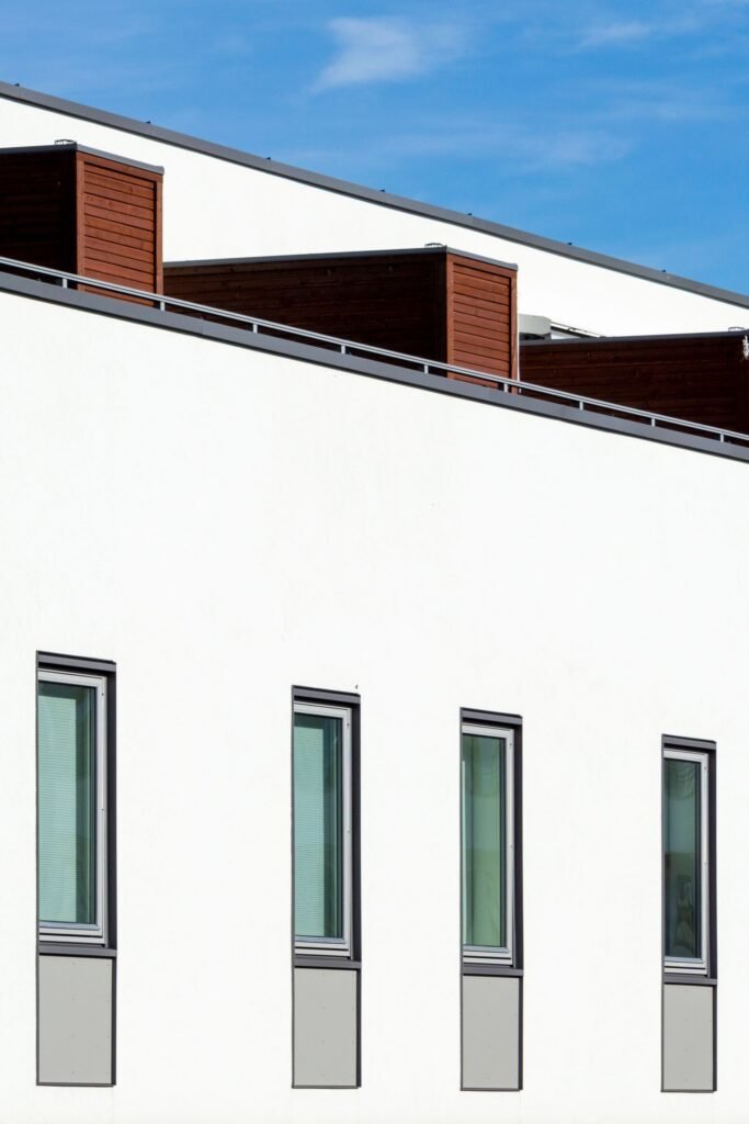 Façade enduite après isolation extérieure