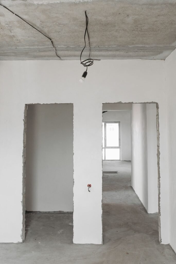 Appartement en travaux dans le centre de Bruxelles