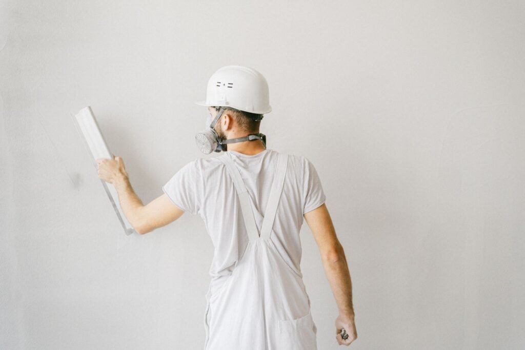 Travaux sur une maison à La Louvière