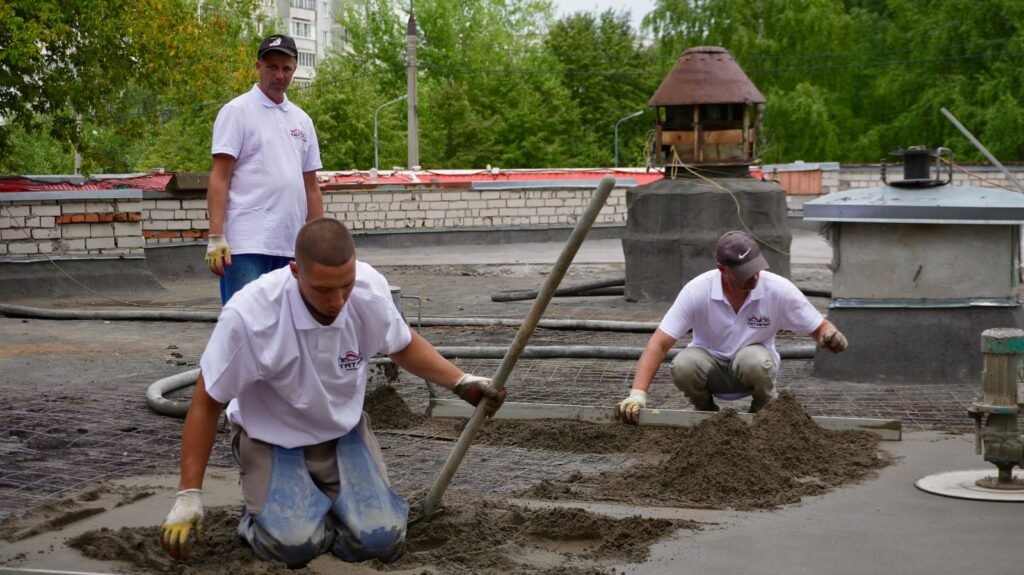 Travaux sur toit plat à Saint-Gilles