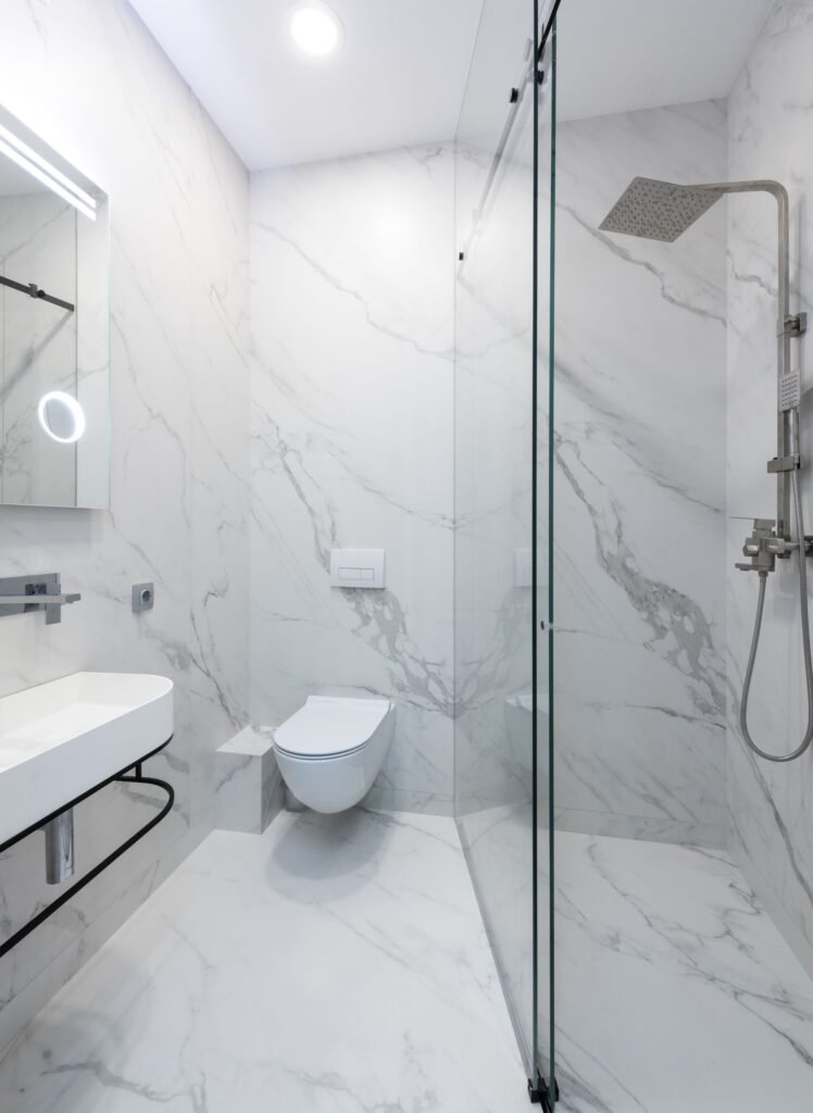 Salle de bain rénovée à Saint-Gilles