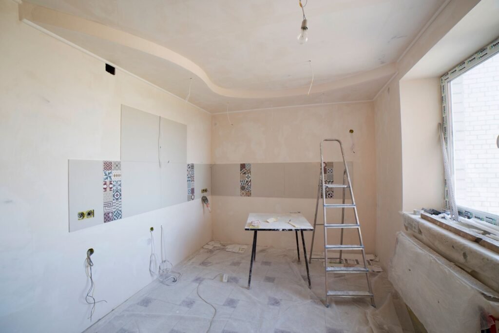 Cuisine en rénovation à Woluwe-Saint-Lambert